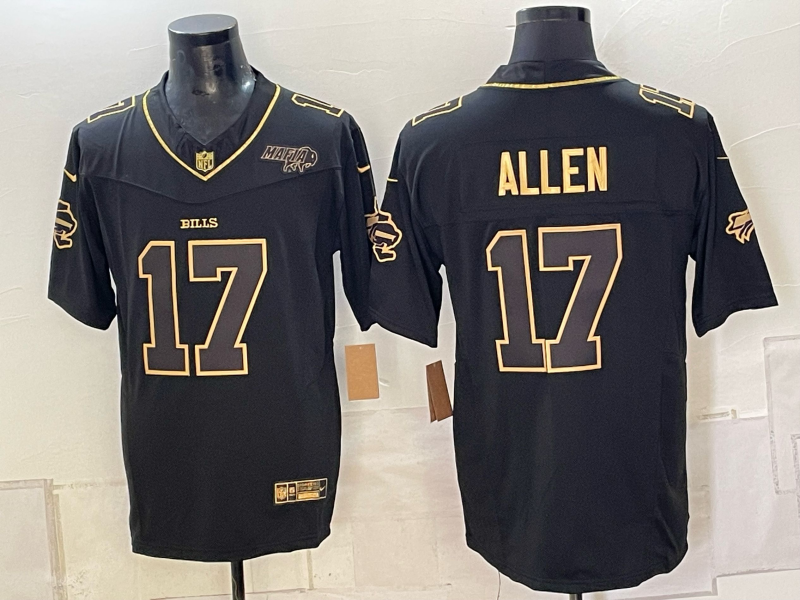 Men 2026 Buffalo Bills #17 Allen black Nike Limited NFL Jersey 091205